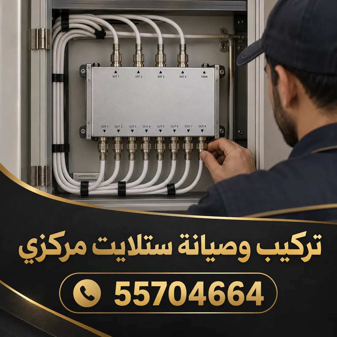 تركيب وصيانة ستلايت مركزي